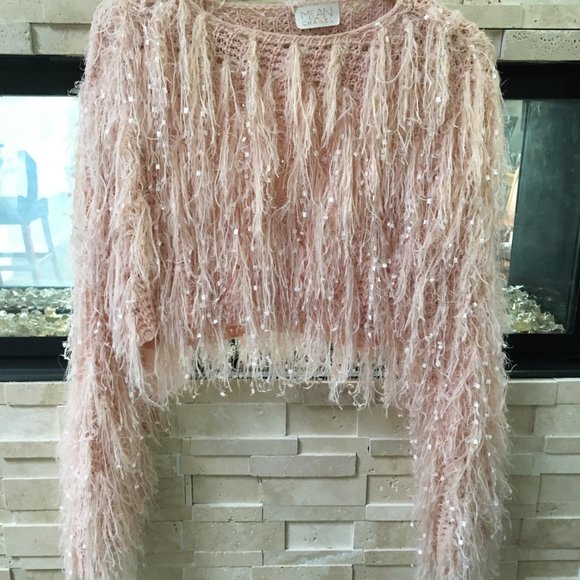 Cropped Lightweight Sweater Top - Picture 2 of 5